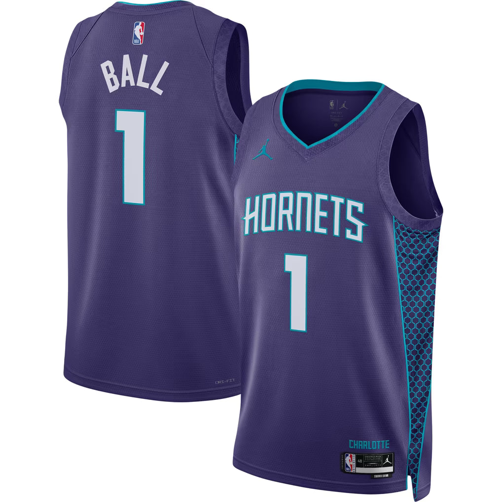 Town Jersey Unisex LaMelo Ball Charlotte Hornets Jordan Jersey