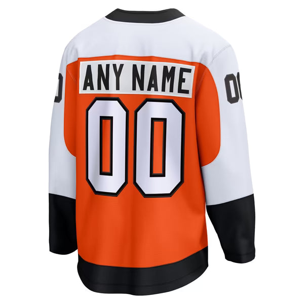 Town Jersey Philadelphia Flyers Fanatics Home Breakaway Custom Jersey Orange