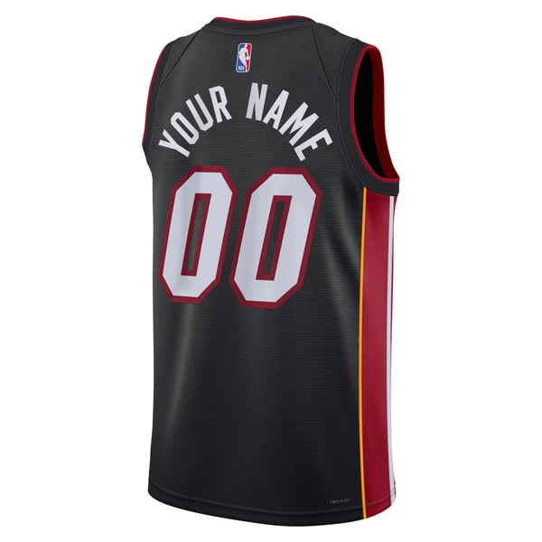 Town Jersey Unisex Nike Miami Heat Swingman Icon Edition Custom Jersey