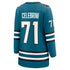 Town Jersey Women's Fanatics Macklin Celebrini Teal Sharks Jersey