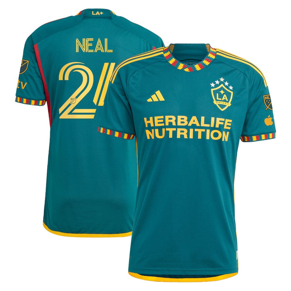 Jalen Neal LA Galaxy adidas 2024 LA Kit Authentic Player Jersey - Green