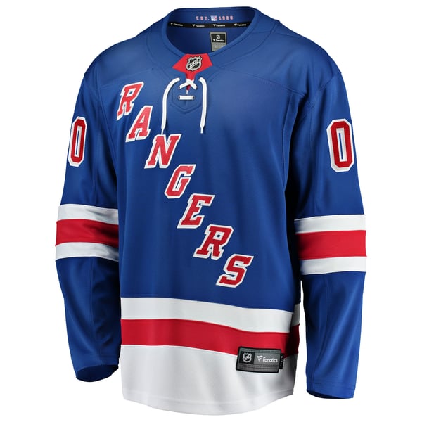 Town Jersey Fanatics New York Rangers Home Breakaway Jersey