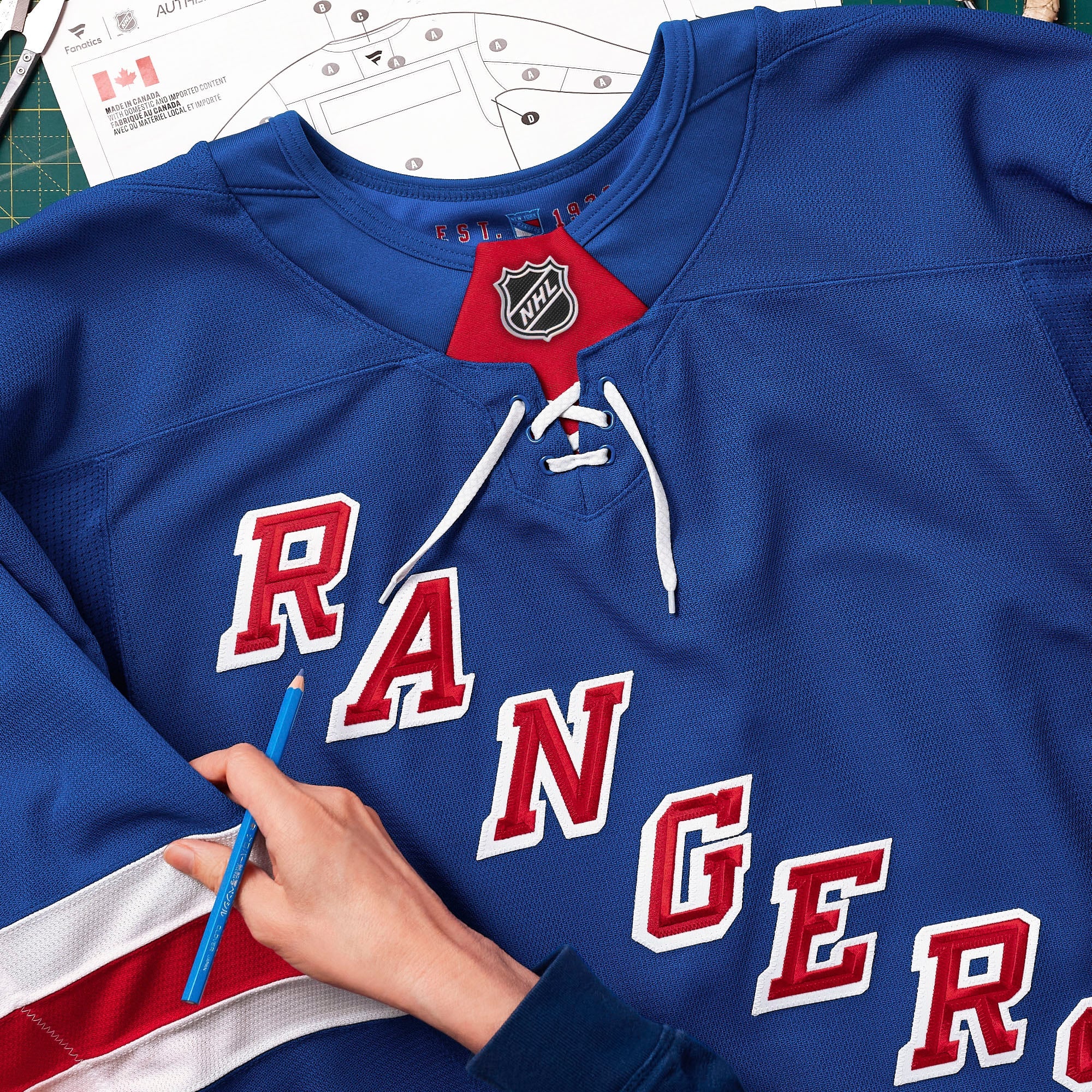 Town Jersey New York Rangers Fanatics Authentic Pro Custom Jersey