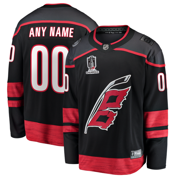 Town Jersey Carolina Hurricanes Fanatics 2026 Stanley Cup Champions Home Breakaway Custom Jersey