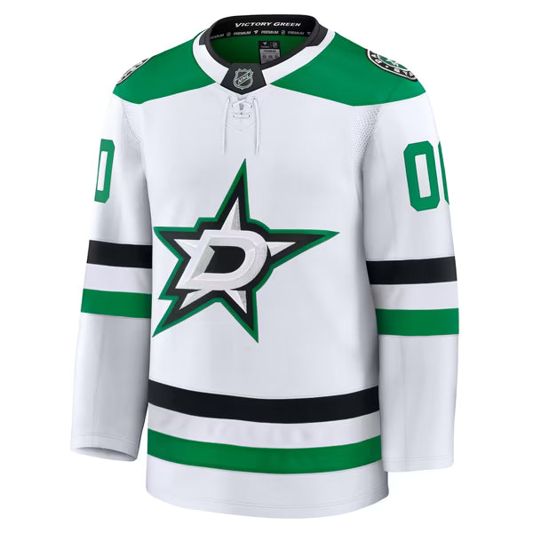 Town Jersey Dallas Stars Fanatics Away Premium Custom Jersey - White