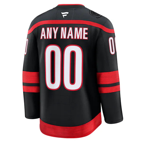 Town Jersey Carolina Hurricanes Fanatics Home Custom Jersey - Black