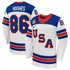 Town Jersey Nike US Hockey Jack Hughes 2026 Away Replica Jersey
