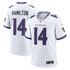 Custom Kyle Hamilton Baltimore Ravens Game Jersey White