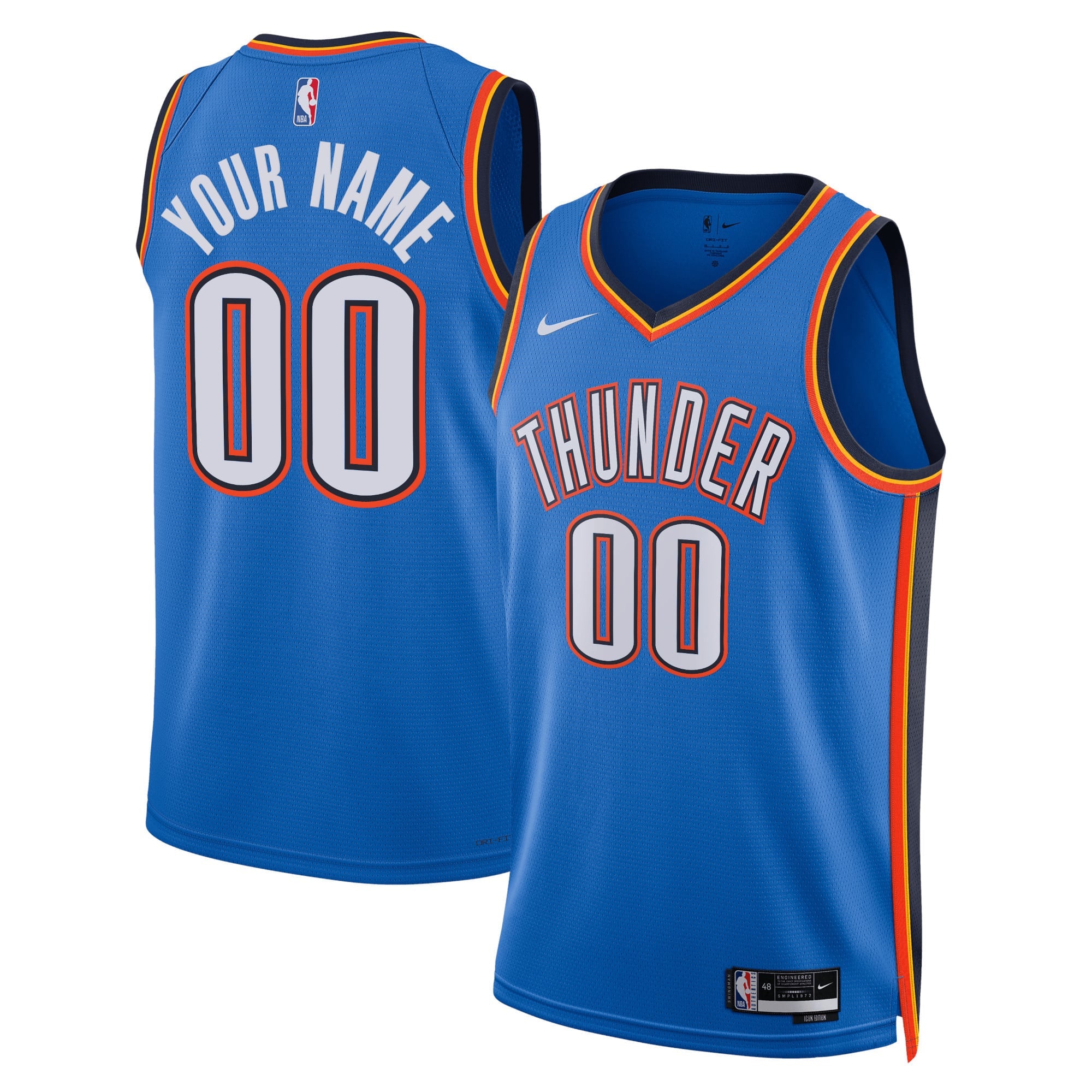Town Jersey Nike Unisex Oklahoma City Thunder Icon Jersey