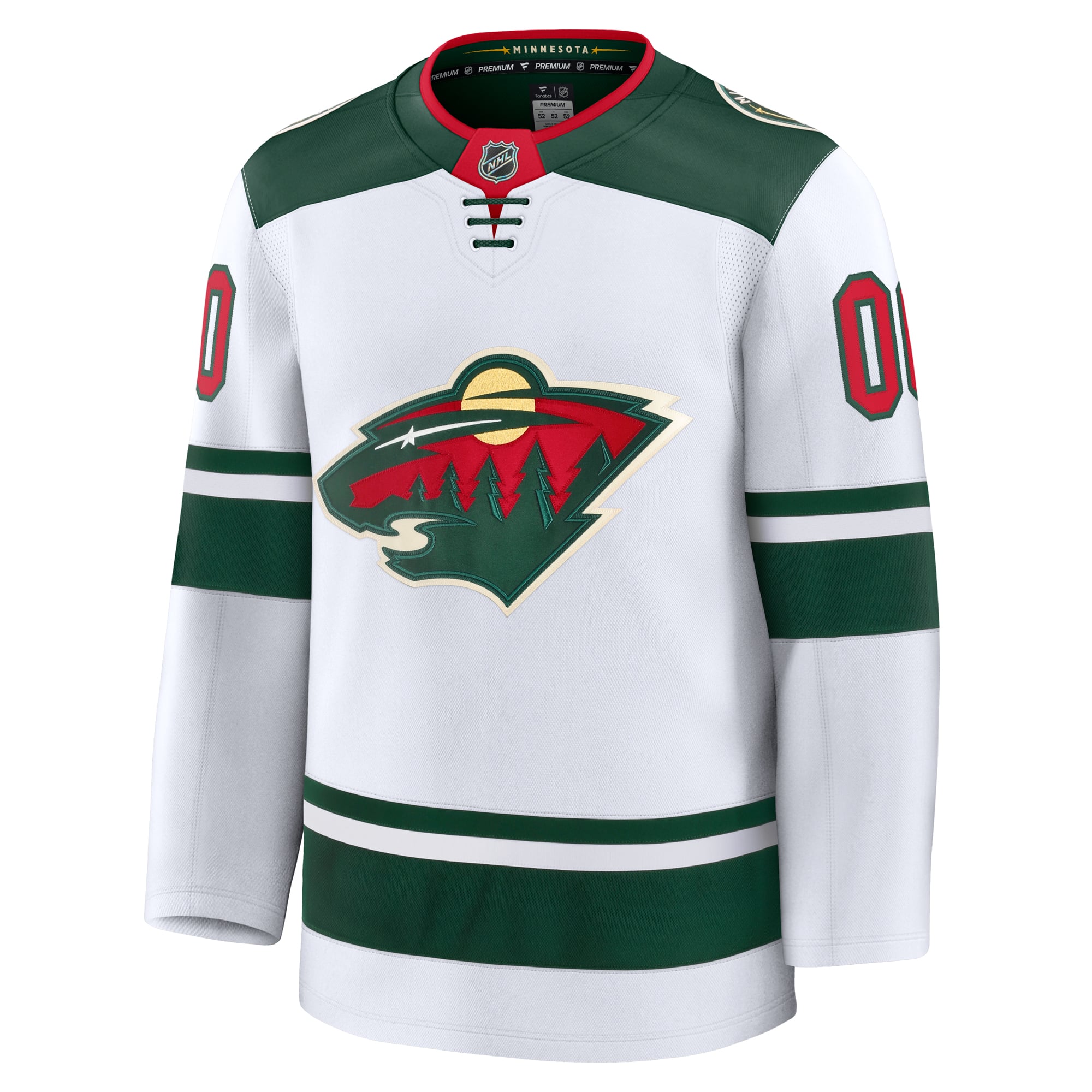 Town Jersey Fanatics Minnesota Wild Away Custom Jersey - White