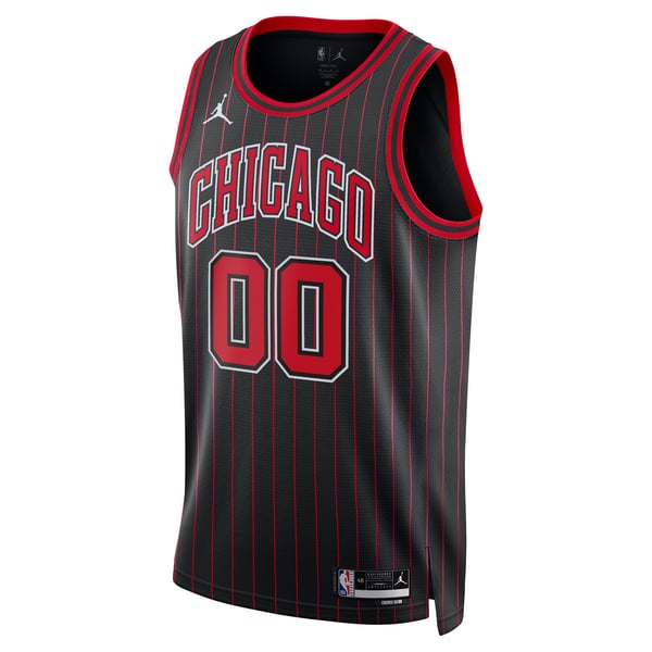 Town Jersey Chicago Bulls Jordan Brand Unisex Swingman Jersey Black
