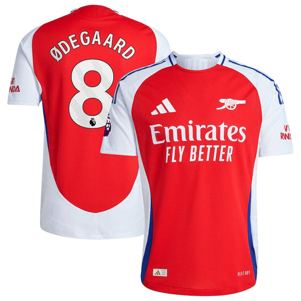 Martin Odegaard Arsenal adidas 2024/25 Home Authentic Player Jersey – Red