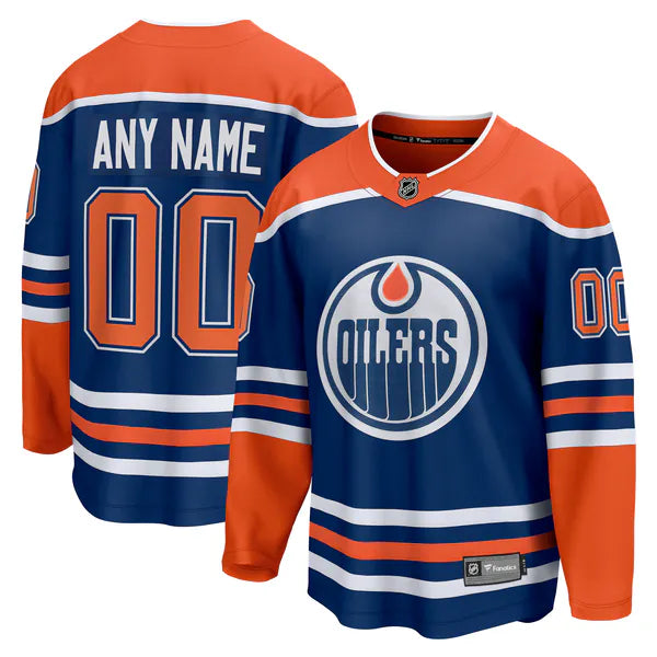 Town Jersey Edmonton Oilers Fanatics Home Breakaway Custom Jersey