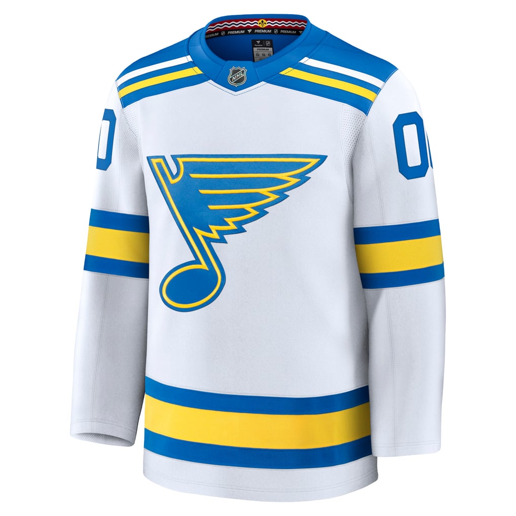 Town Jersey Fanatics St. Louis Blues Away Premium Custom Jersey