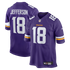 Custom Justin Jefferson Minnesota Vikings Game Jersey Purple
