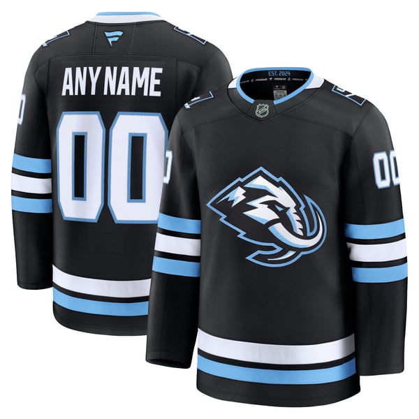 Town Jersey Fanatics Utah Mammoth Home Premium Jersey - Black