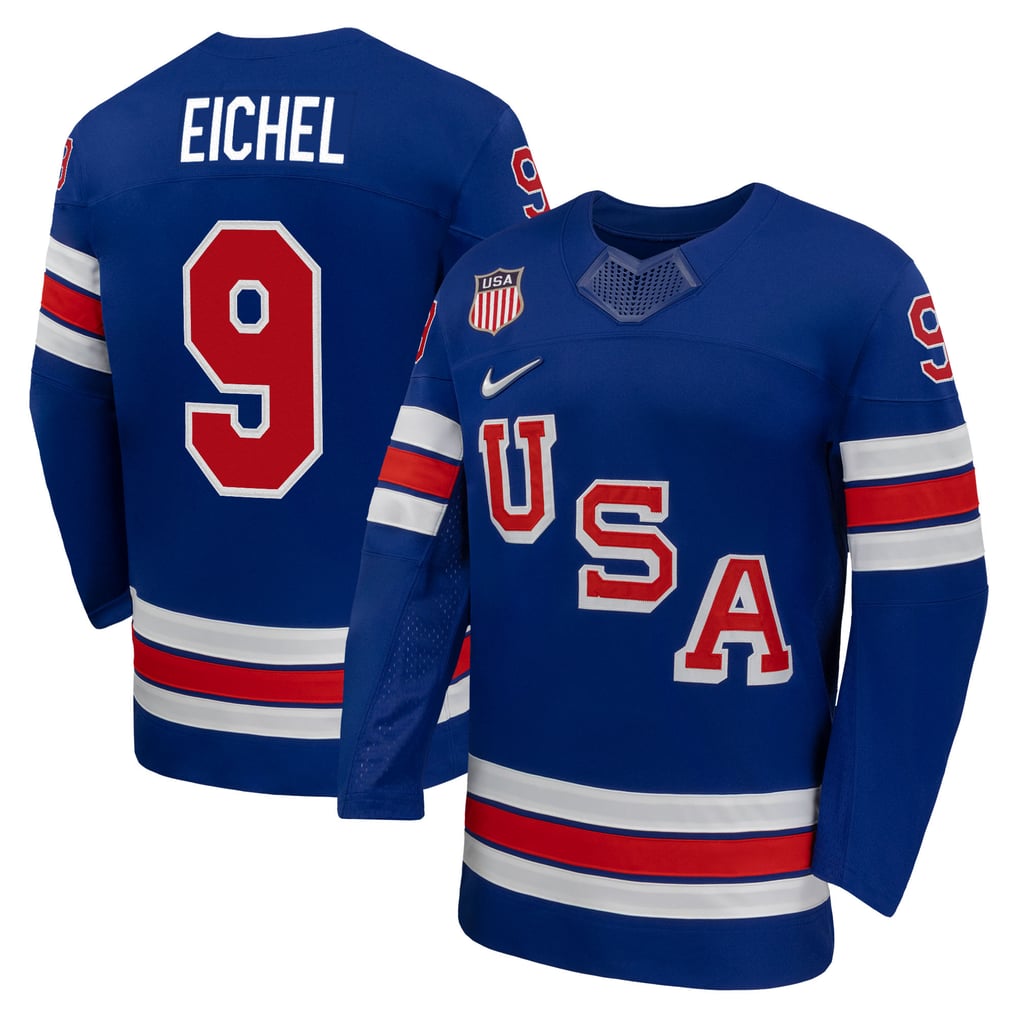 Town Jersey Nike Jack Eichel USA Hockey 2026 Home Replica Jersey