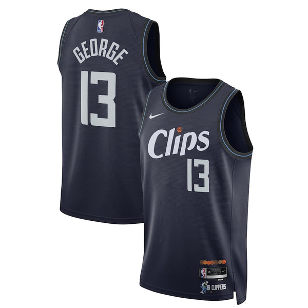 Paul George LA Clippers Nike Unisex 2023/24 Swingman Jersey - Navy - City Edition