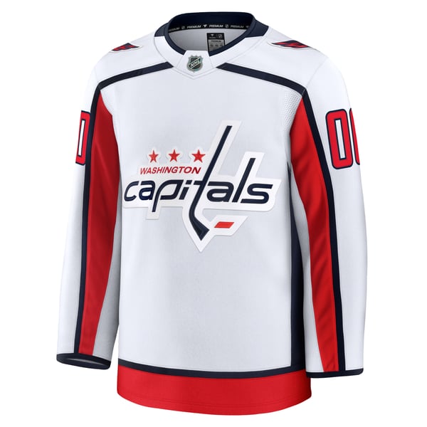 Town Jersey Fanatics Washington Capitals Away Premium Custom Jersey - White
