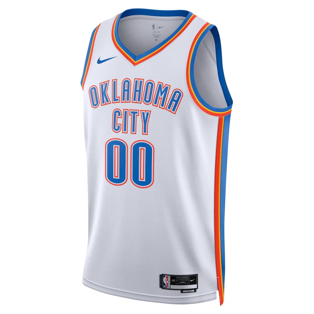 Town Jersey Nike Unisex Oklahoma City Thunder Swingman Custom Jersey White
