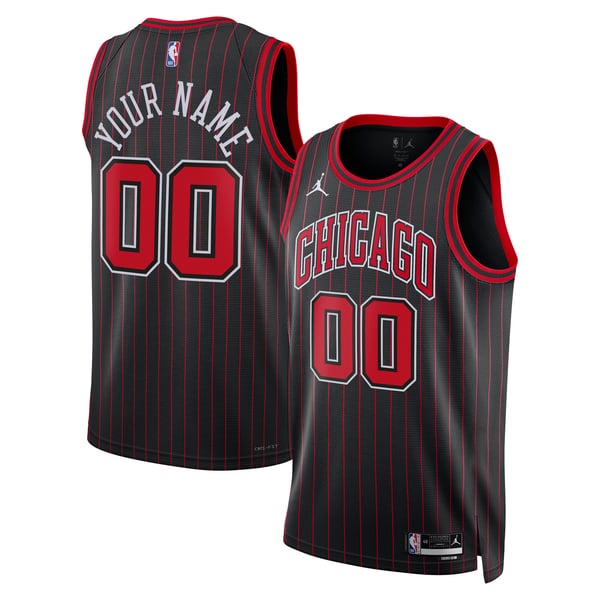 Town Jersey Chicago Bulls Jordan Brand Unisex Swingman Jersey Black