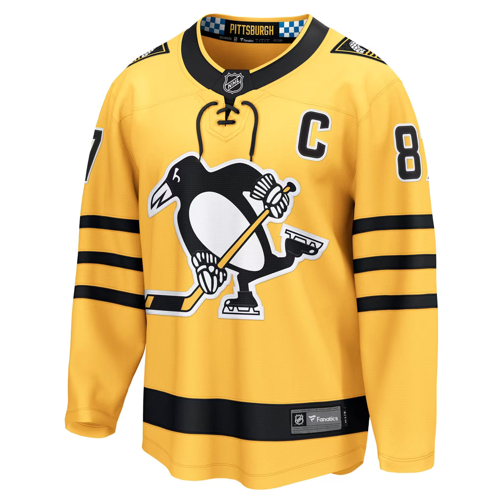 Town Jersey Sidney Crosby Pittsburgh Penguins Jersey
