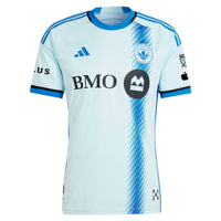 Men's CF Montreal adidas 2024 La Main Authentic Jersey – Light Blue
