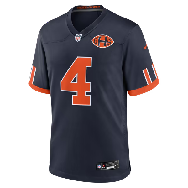 D'Andre Swift Chicago Bears Nike 2026 Rivalries Collection Game Jersey - Navy