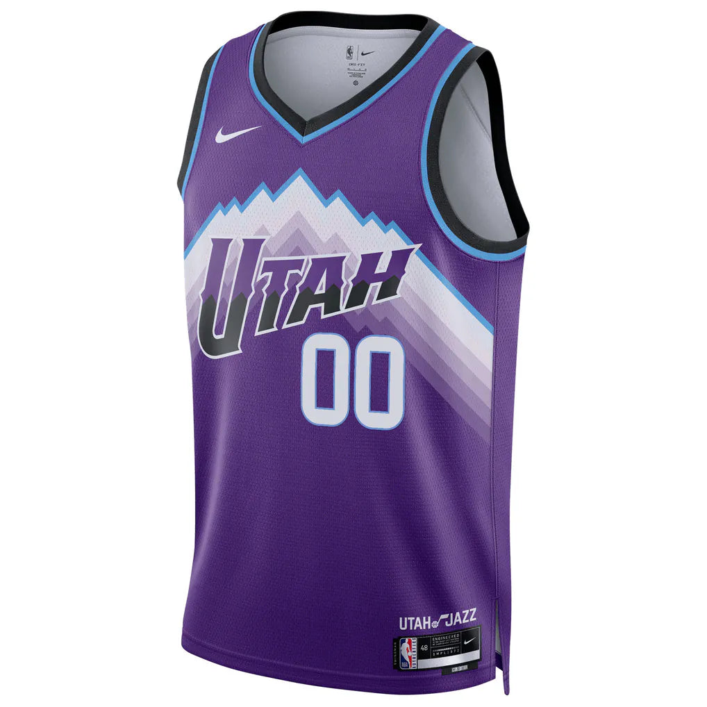 Town Jersey Unisex Nike Utah Jazz Icon Swingman Custom Jersey Purple