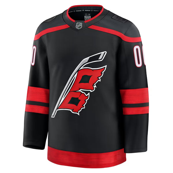 Town Jersey Carolina Hurricanes Fanatics Home Custom Jersey - Black
