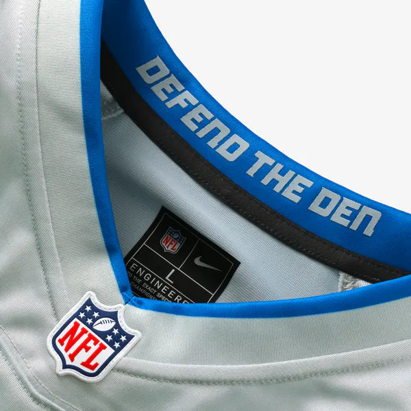 Kerby Joseph Detroit Lions Nike 2026 Rivalries Collection Game Jersey - Silver