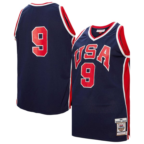 Town Jersey Michael Jordan USA Basketball Mitchell & Ness 1984 Jersey Navy