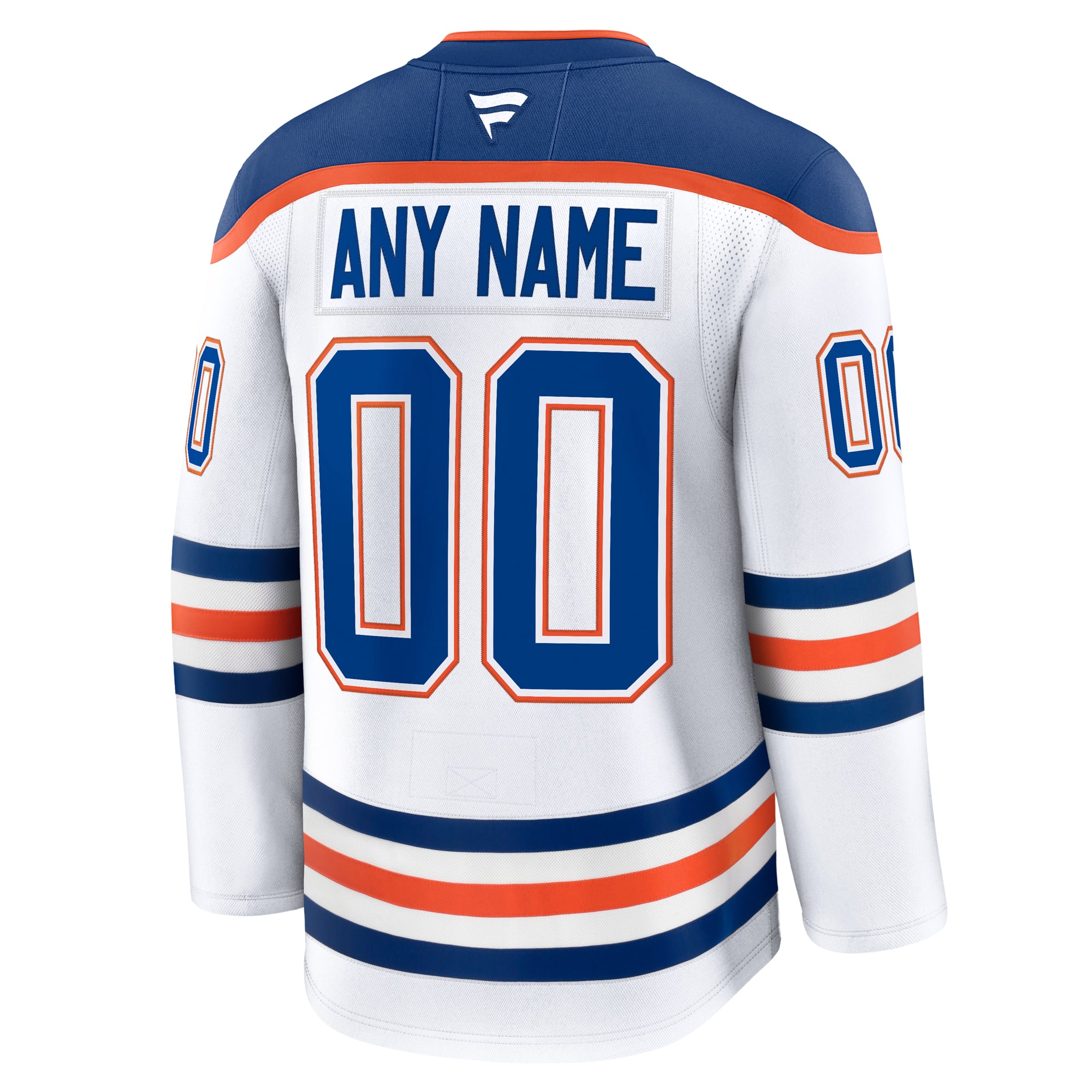 Town Jersey Edmonton Oilers Fanatics Away Premium Custom Jersey - White