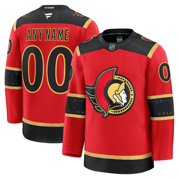 Town Jersey Ottawa Senators Fanatics Alternate Custom Jersey Red