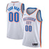 Town Jersey Nike Unisex Oklahoma City Thunder Swingman Custom Jersey White