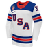 Town Jersey Nike Connor Hellebuyck US Hockey 2026 Away Jersey - White