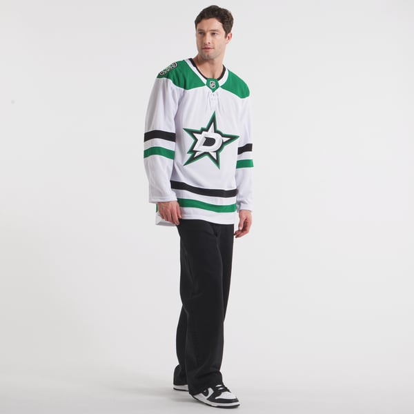 Town Jersey Dallas Stars Fanatics Away Premium Custom Jersey - White