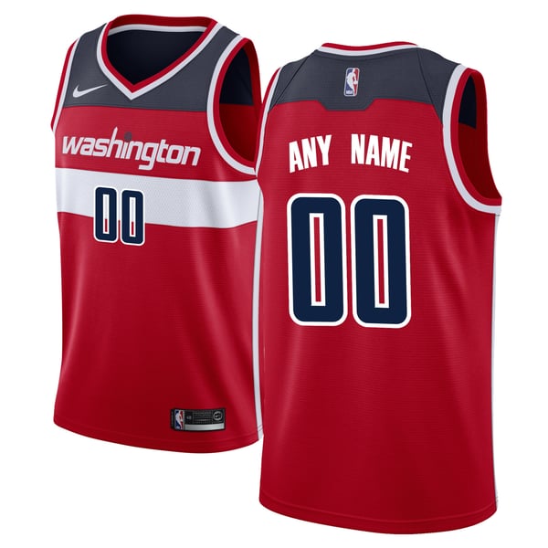 Town Jersey Nike Washington Wizards Custom Swingman Jersey Red
