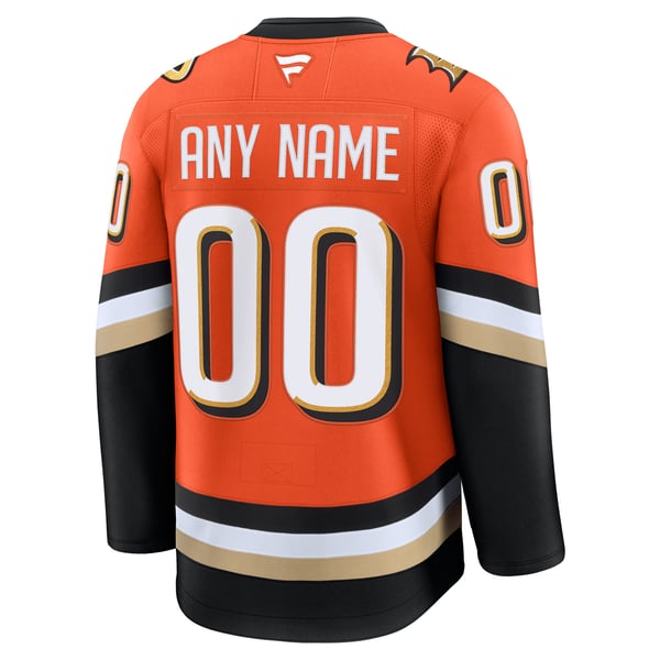 Town Jersey Anaheim Ducks Fanatics Home Premium Jersey Orange