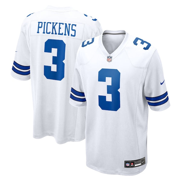 Custom George Pickens Dallas Cowboys Game Jersey White