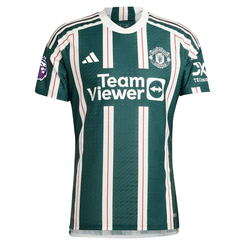 Alejandro Garnacho Manchester United Adidas 2023/24 Away Player Jersey - Green