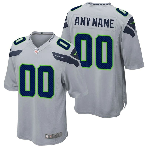 Seattle Seahawks Team 2022 Custom jersey Unisex Pro Official - Gray - Jersey Teams World