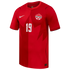 Alphonso Davies Canada Soccer Custom 2026 Home Match Authentic Jersey - Red - Jersey Teams World