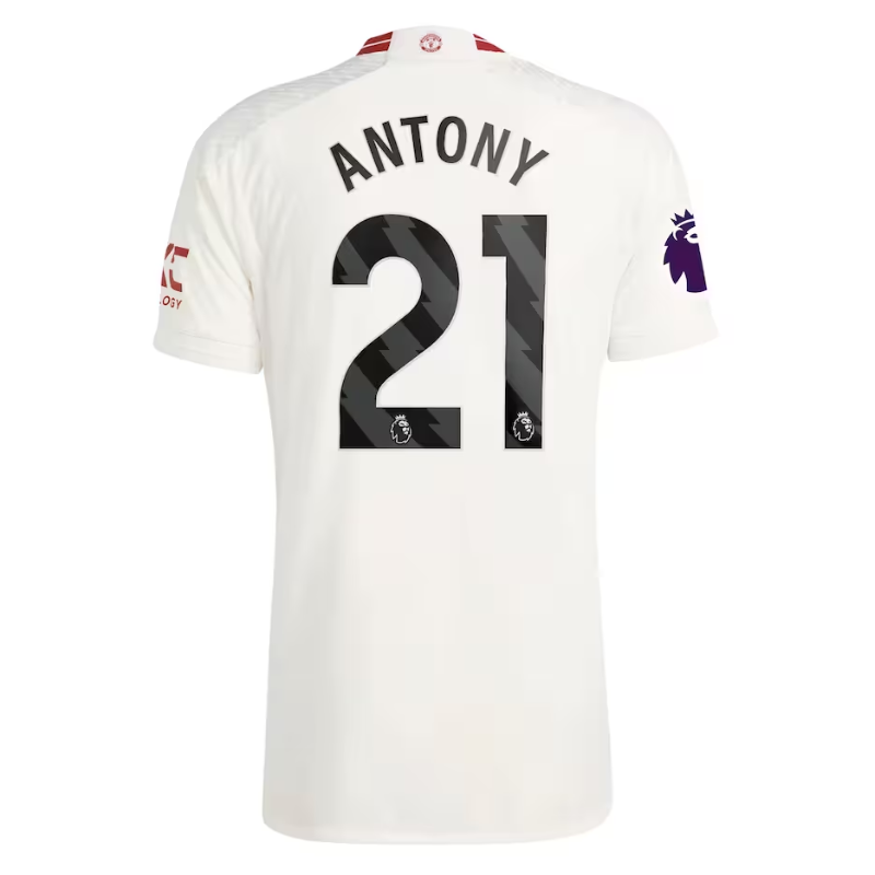 Antony Manchester United Adidas 2023/24 Third Player Jersey - White