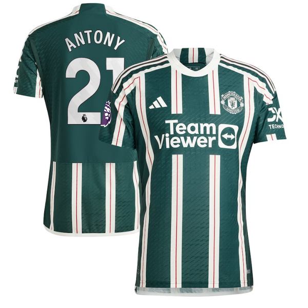 Antony Manchester United Adidas 2023/24 Away Player Jersey - Green