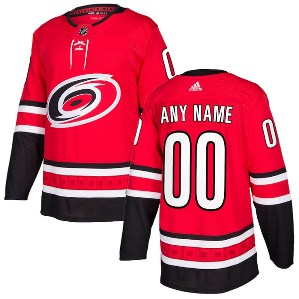 Carolina Hurricanes Team 2023 Custom Jersey Pro Official - Red - Jersey Teams World