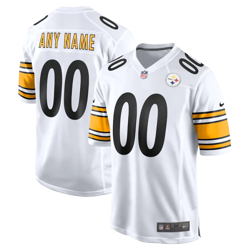 Pittsburgh Steelers Game Team 2022 Custom jersey Unisex Pro Official - White - Jersey Teams World