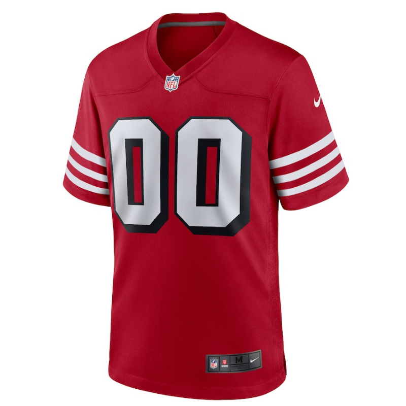 San Francisco 49ers 2022 Alternate Custom jersey Unisex Pro Official - Scarlet - Jersey Teams World