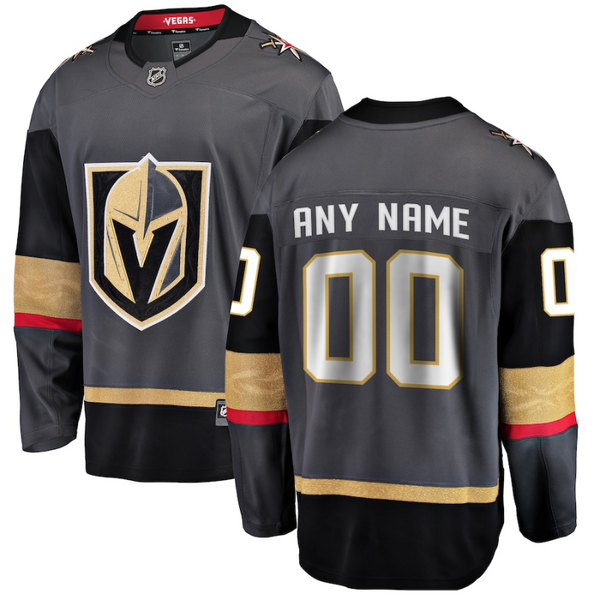 Vegas Golden Knights Team 2022 Custom Jersey Pro Official- Black - Jersey Teams World