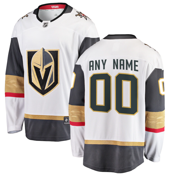 Vegas Golden Knights Team 2023 Custom Jersey Pro Official- White - Jersey Teams World